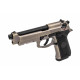 NUPROL - Réplique Pistolet Airsoft RAVEN EU17 GBB Gaz - SILVER/NOIR