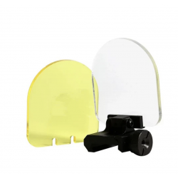 AIMO - Protections pour optique 2 écrans jaune et incolore