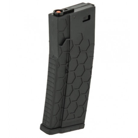 LANCER TACTICAL - Chargeur Hexmag  Mid-cap pour M4/M16 - 120 billes - NOIR