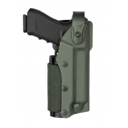 VEGA HOLSTER - Holster droitier Zoom VKZ8 pour GLOCK 17/18/19/22/23 avec lampe/laser - OD