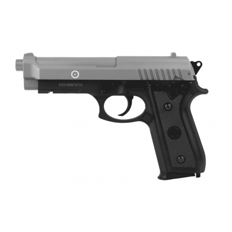 CYBERGUN - Réplique Airsoft PT92 Spring culasse metal - DUAL TONE CYBERGUN - Réplique Airsoft PT92 Spring culasse metal - DUAL TONE