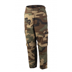 MIL-TEC - Pantalon enfant US TYPE BDU ZIP-OFF - WOODLAND