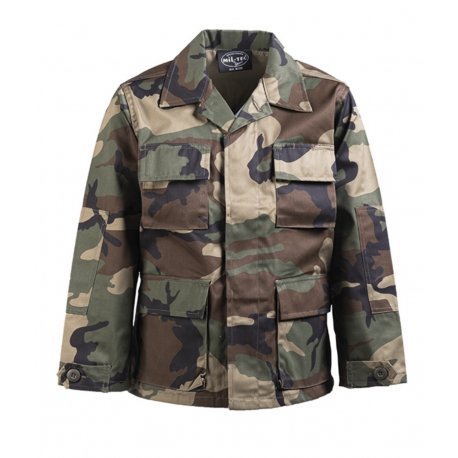 MIL-TEC - Veste enfant BDU - WOODLAND MIL-TEC - Veste enfant BDU - WOODLAND