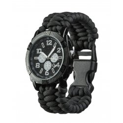 MIL-TEC - Montre  PARACORD - NOIR