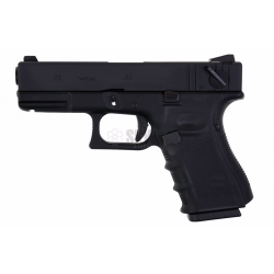 WE - Réplique Pistolet Airsoft G23 Gaz GBB - NOIR