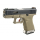 WE - Réplique Pistolet Airsoft S19 G-FORCE T2 - Noir/Silver/Tan