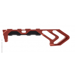 JJ AIRSOFT - Handstop type Mod pour KeyMod & M-LOK - Aluminium / Rouge
