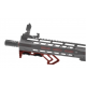 JJ AIRSOFT - Handstop type Mod pour KeyMod & M-LOK - Aluminium / Rouge