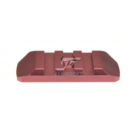 JJ AIRSOFT - Rail Keymod 3 Slots - ROUGE