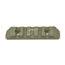 JJ AIRSOFT - Rail Keymod 5 Slots - TAN