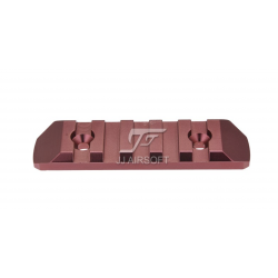 JJ AIRSOFT - Rail Keymod 5 Slots - ROUGE