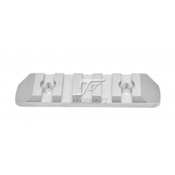 JJ AIRSOFT - Rail Keymod 5 Slots - SILVER