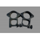 Anneau de montage 25 mm position basse Theta Optics
