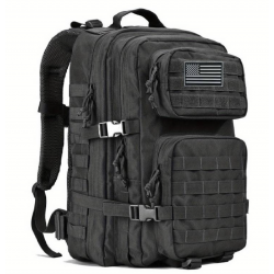 TACTICAL - Grand Sac à dos Assault - NOIR