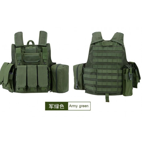 TACTICAL - Gilet Tactique CIRAS avec poches - OD TACTICAL - Gilet Tactique CIRAS avec poches - OD
