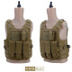 TACTICAL - Gilet Tactique avec poches - OD