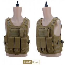 TACTICAL - Gilet Tactique avec poches - OD