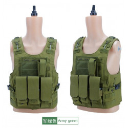 TACTICAL - Gilet Tactique avec poches - OD