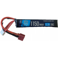 BLUE MAX - Batterie Lipo DEAN 11,1V 1150mAh 20C
