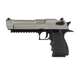 Réplique Airsoft Desert eagle L6 GBB/Co2 full auto - SILVER/NOIR