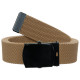 MFH - Ceinture coyote (khaki) avec boucle dorée officier