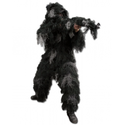 Ghillie Suit neige traitée anti feu pour tenue Sniper