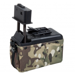 FN HERSTAL - Ammobox pour M249 - 1500 billes - TAN