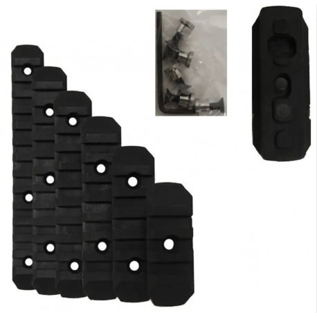 JJ AIRSOFT - Rail Keymod 3 Slots - TAN JJ AIRSOFT - Rail Keymod 3 Slots - TAN