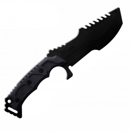 Couteau M37 lame caoutchouc avec étui noir et passant pour ceinturon