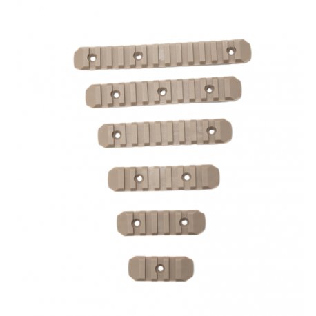 JJ AIRSOFT - Rails Keymod - TAN