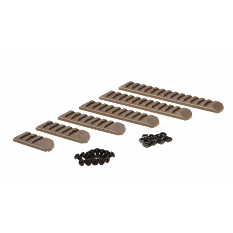 MP - Rails Keymod & M-LOC x6 - TAN MP - Rails Keymod & M-LOC x6 - TAN