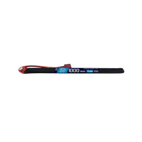 BLUE MAX - Batterie Lipo 7,4V 1000mAh 20C BLUE MAX - Batterie Lipo 7,4V 1000mAh 20C