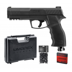UMAREX - Pack Revolver de défense Co2 T4E TP50 calibre 50 - 13 joule 