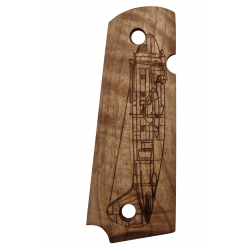 SWISS ARMS - Plaquettes bois pour 1911 - Bombardier