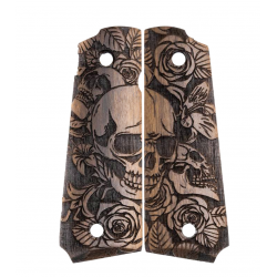 MBT - Plaquettes bois pour 1911 SKULL
