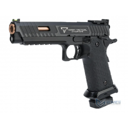 EMG/TTI - Réplique Pistolet Airsoft COMBAT MASTER 2011 GBB/Gaz - NOIR