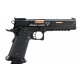 EMG/TTI - Réplique Pistolet Airsoft COMBAT MASTER 2011 GBB/Gaz - NOIR