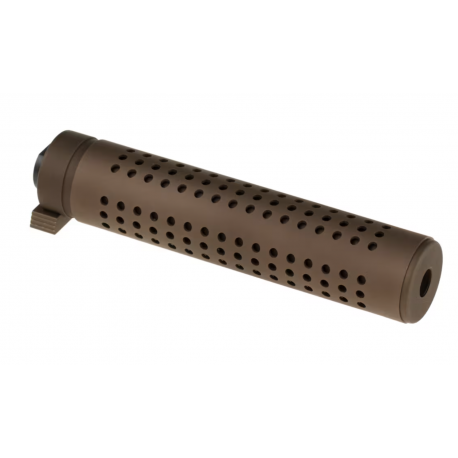 Silencieux 175mm KAC PDW attache QD tan + cache flamme - BIG DRAGON Silencieux 175mm KAC PDW attache QD tan + cache flamme - BIG DRAGON