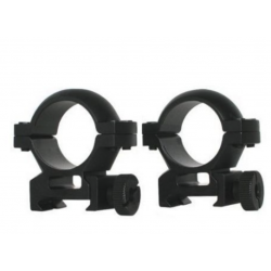 SWISS ARMS - Anneaux de Montage pour Lunettes de Visée 24mm