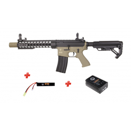 SAIGO DEFENSE - Pack M4 KENJI long NOIR + batterie lipo 11,1V + chargeur de batterie SAIGO DEFENSE - Pack M4 KENJI long NOIR + batterie lipo 11,1V + chargeur de batterie