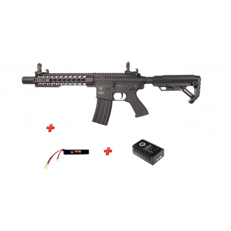 SAIGO DEFENSE - Pack Débutant Réplique Airsoft M4 KENJI long - NOIR SAIGO DEFENSE - Pack Débutant Réplique Airsoft M4 KENJI long - NOIR