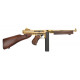 KING ARMS - Thompson 1928 Gold and Real Wood