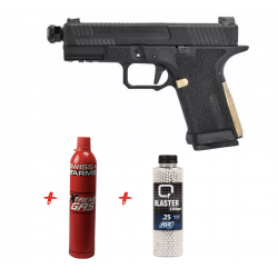 EMG - Pack Réplique Pistolet Airsoft Archon Firearms Type B GBB Gaz 