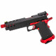 VORSK - Réplique Pistolet Airsoft CS Hi-Capa Vengeance GBB Gaz - RED Match