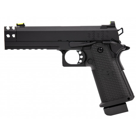 Hi-capa 4.3 Tan/noir Blowback gaz avec point rouge - VORSK Hi-capa 4.3 Tan/noir Blowback gaz avec point rouge - VORSK