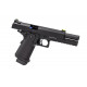 RAVEN - Réplique Pistolet Airsoft Hi-Capa Hex-Comp GBB/Gaz - NOIR