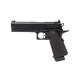 RAVEN - Réplique Pistolet Airsoft Hi-Capa Hex-Comp GBB/Gaz - NOIR