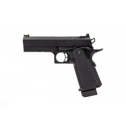 RAVEN - Réplique Pistolet Airsoft Hi-Capa 4.3 GBB/Gaz - NOIR