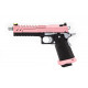 VORSK - Réplique Pistolet Airsoft Hi-Capa 5.1 SPLIT GBB/Gaz - NOIR/ROSE