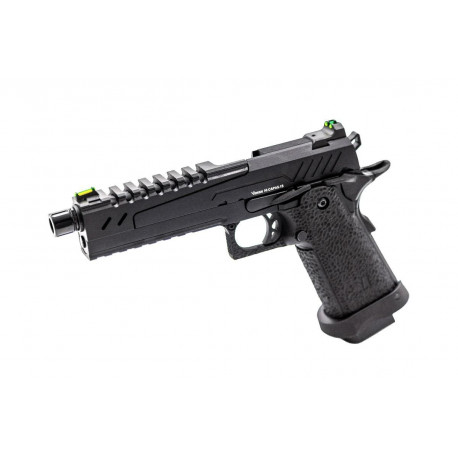Hi-capa 4.3 Tan/noir Blowback gaz avec point rouge - VORSK Hi-capa 4.3 Tan/noir Blowback gaz avec point rouge - VORSK